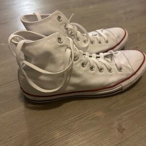 Converse White High-Top Sneakers